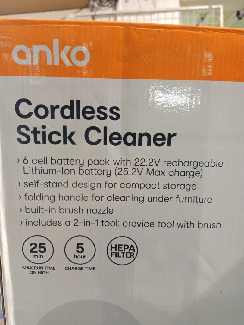 Cordless stick vacuum, Furniture & Home Living, Cleaning & Homecare