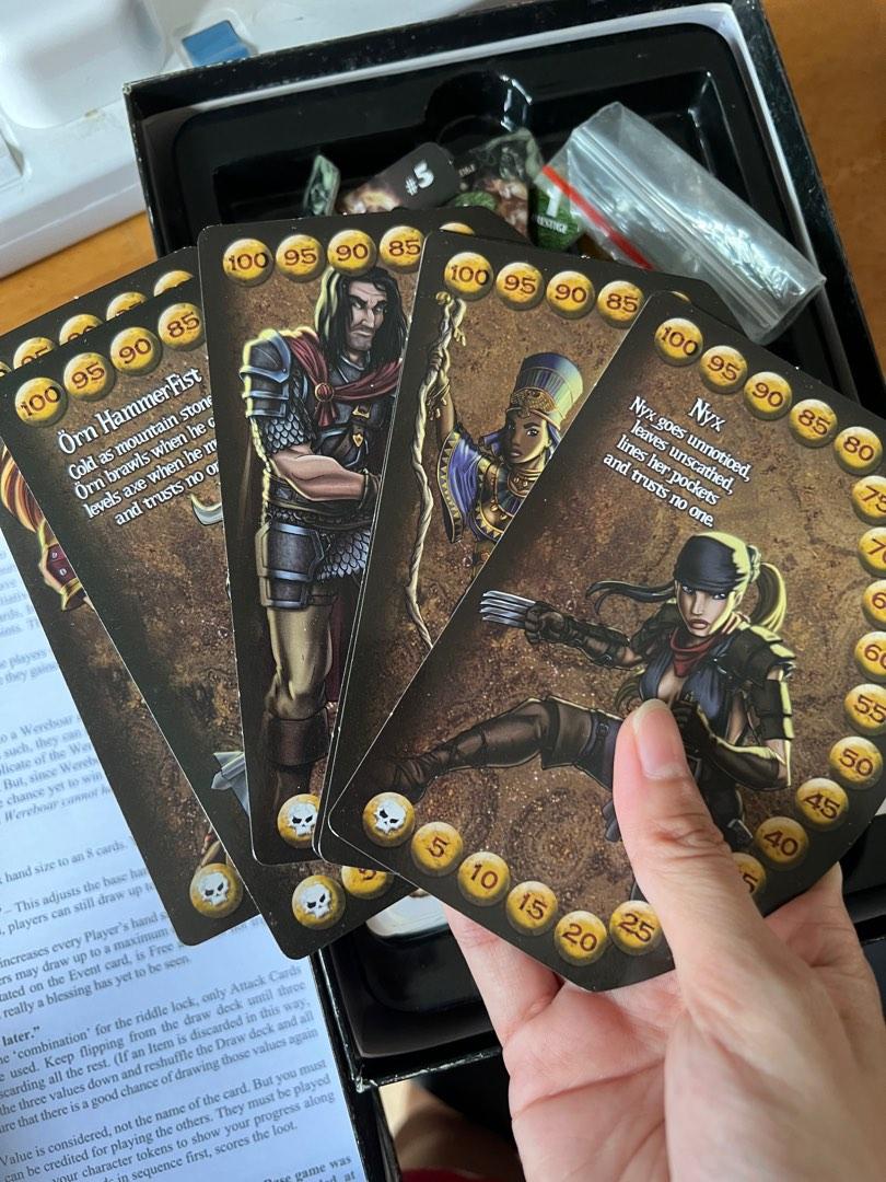 Cutthroat Caverns Board Game + Extension, Hobbies & Toys, Toys & Games