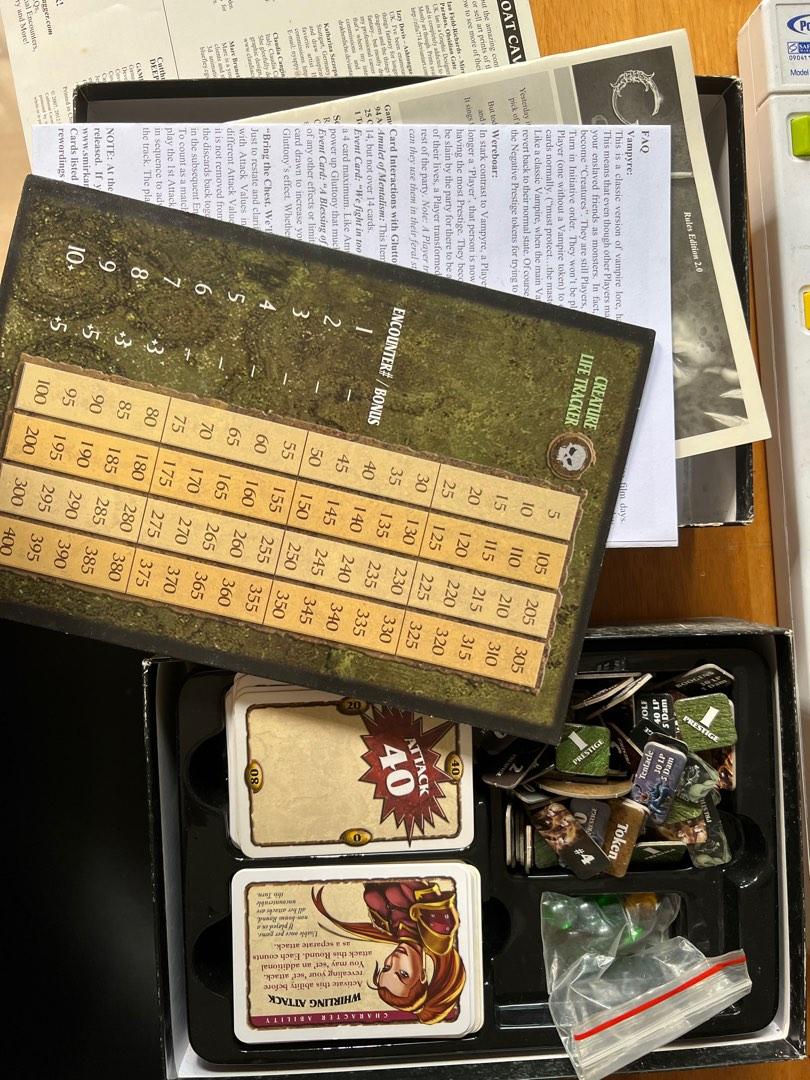 Cutthroat Caverns Board Game + Extension, Hobbies & Toys, Toys & Games