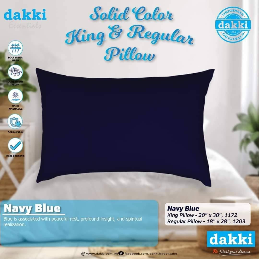 Dakki PILLOWS King size 20x30 plain pillow P545.00 pc Regular size 18x28 plain pillow P495.00 pc