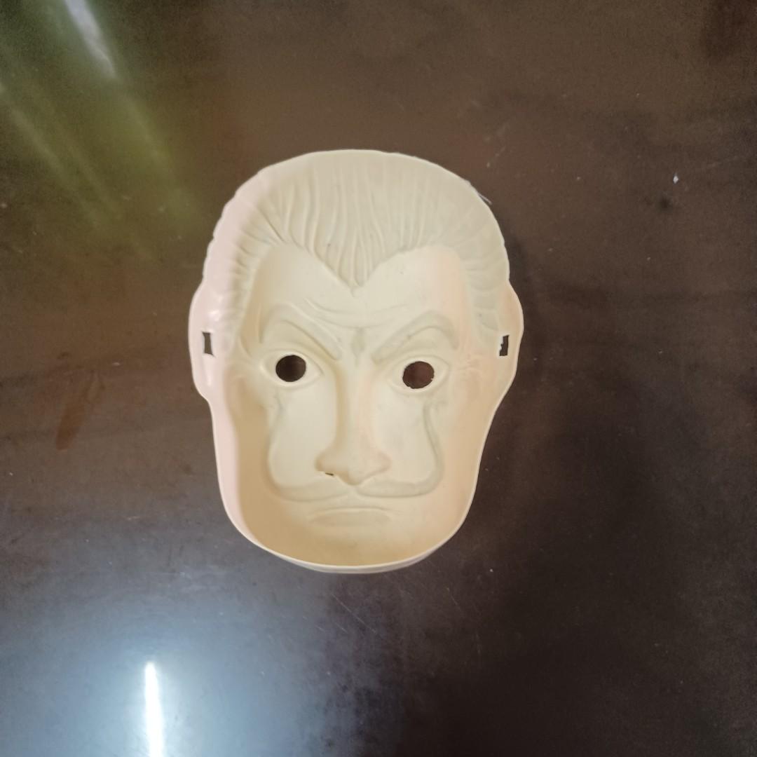 Hesit Mask Dali Mask Money Heist Costume, Hobbies & Toys, Toys & Games on Carousell
