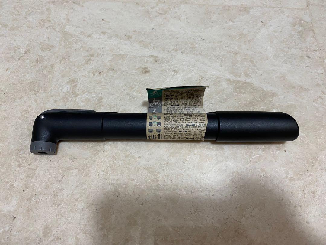 Decathlon bicycle hand pump btwin 100 black, Sports Equipment, Other