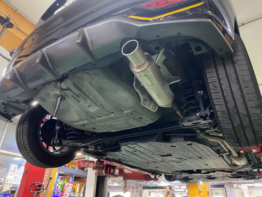 2015 honda fit exhaust