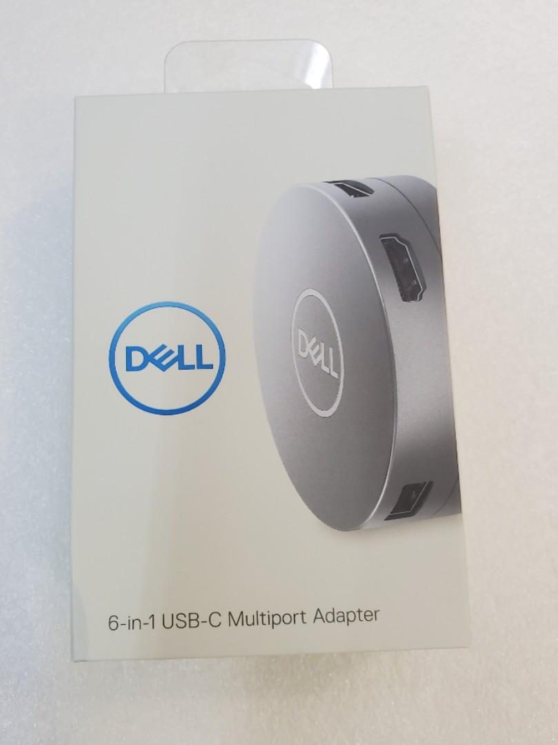 Adaptateur multiport USB-C 6-en-1 Dell - DA305