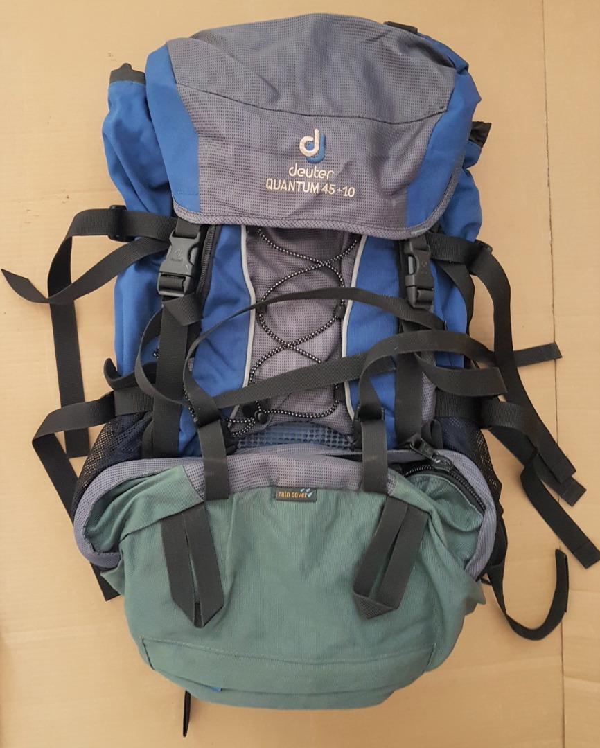 Deuter Adventurer Backpack, Explorer Travel Pack, Quantum 45 + 10 Model