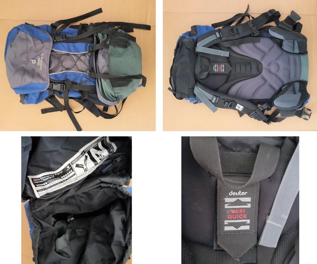 Deuter Adventurer Backpack, Explorer Travel Pack, Quantum 45 + 10 Model