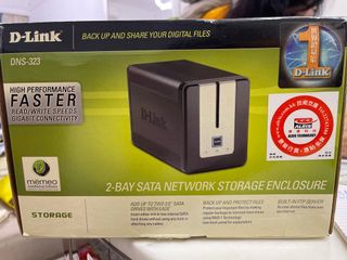 D-Link 2-bay data network storage enclosure