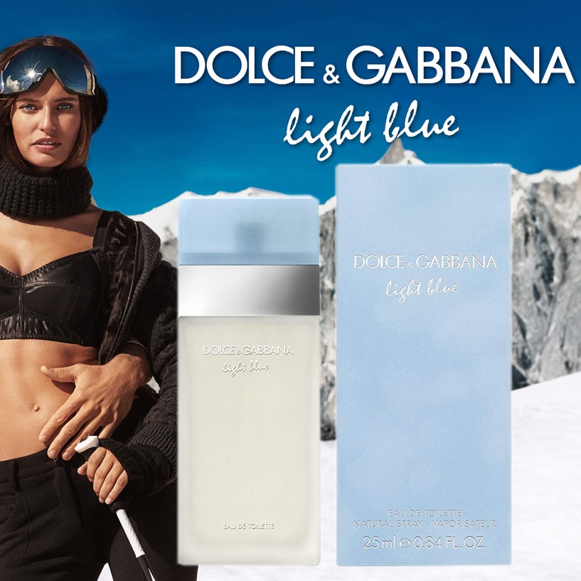 Dolce & Gabbana Light Blue 淺藍女性淡香水25ML, 美妝保養, 香體噴霧