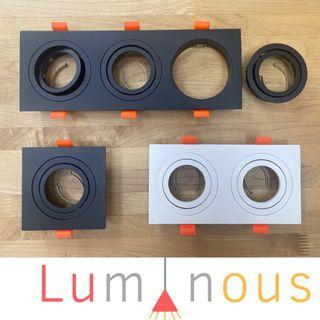 Flat Series Downlight GU10  (Replaceable Bulbs)