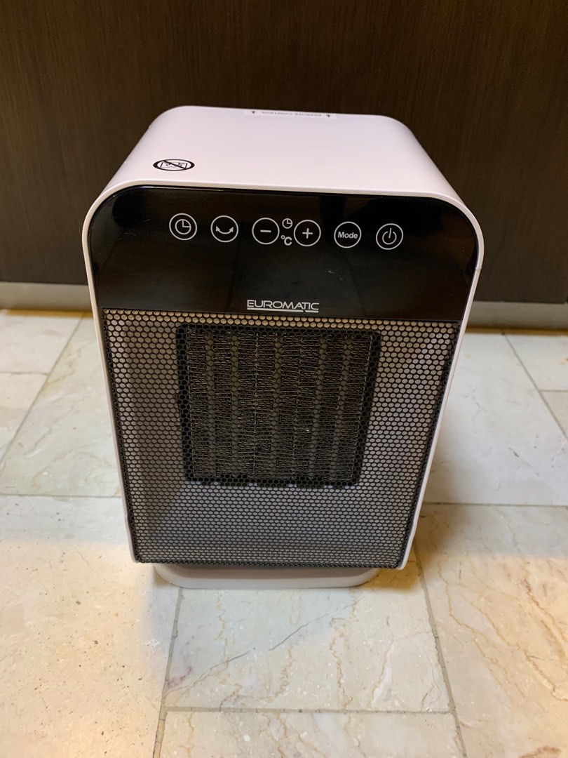 Euromatic Mini Digital Ceramic Heater 220volts, TV u0026 Home Appliances, Air  Conditioning and Heating on Carousell