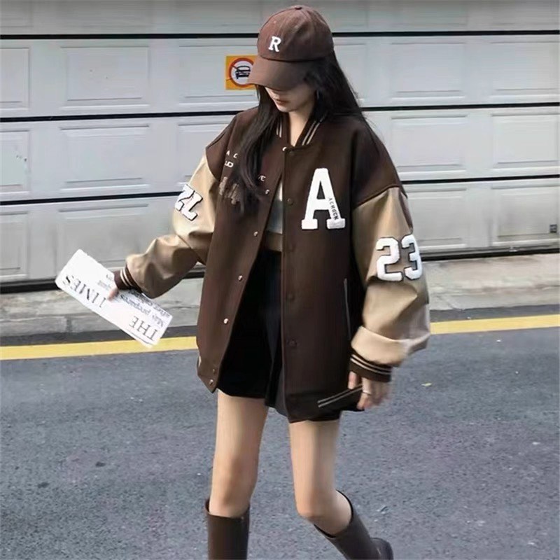korean varsity jacket outfit