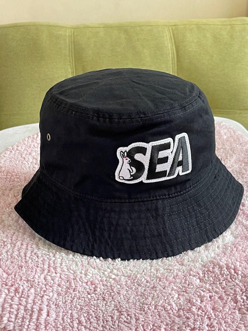 ハットWIND AND SEA #FR2 Patch Bucket Hat ブラック