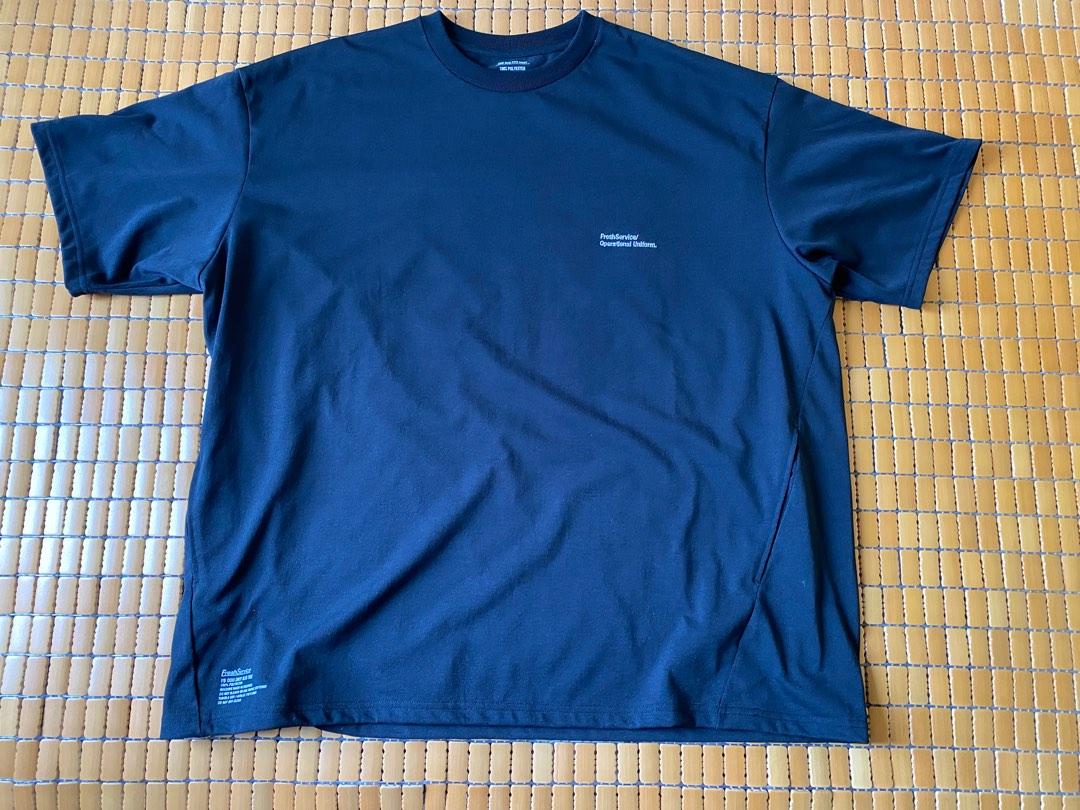 Fresh service x beams t Shirt 黑色free size, 男裝, 上身及套裝, T