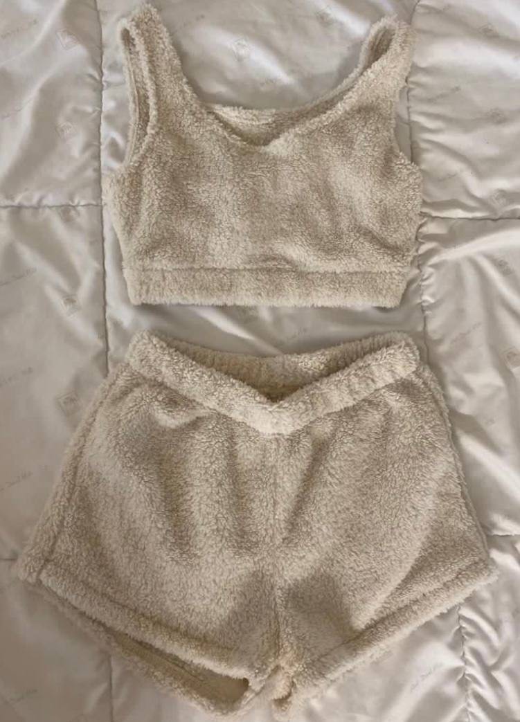 fuzzy lounge set, Women's Fashion, Dresses & Sets, Sets or Coordinates