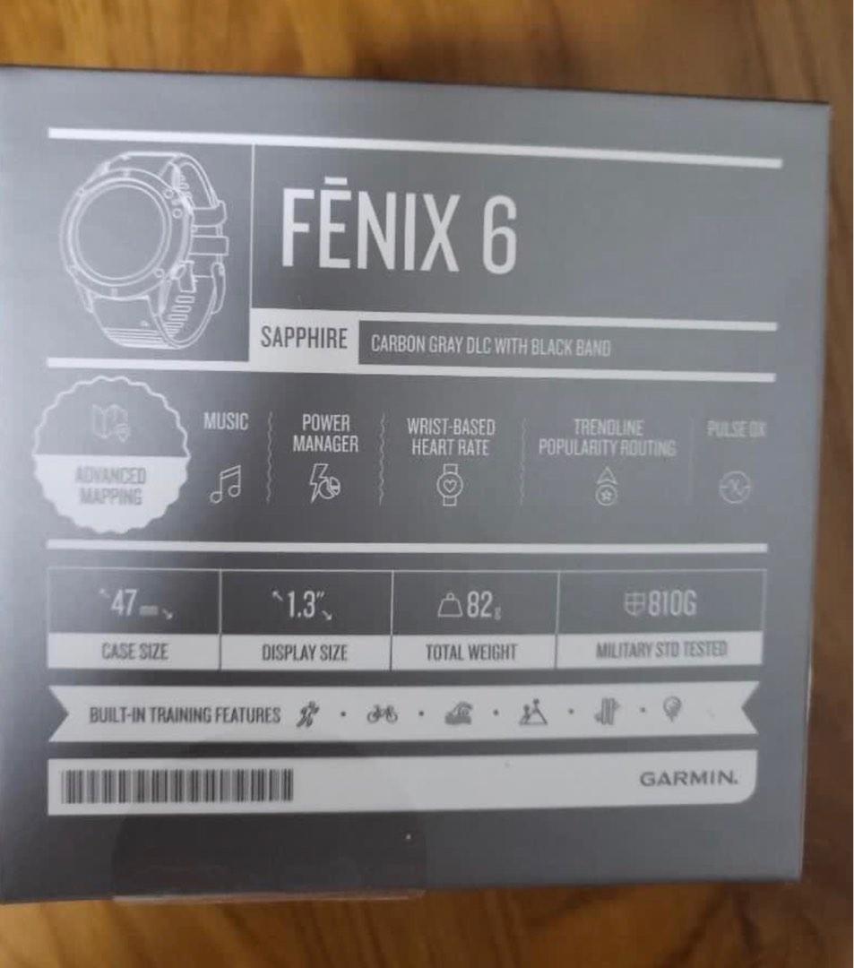 Garmin fenix sales 6 weight