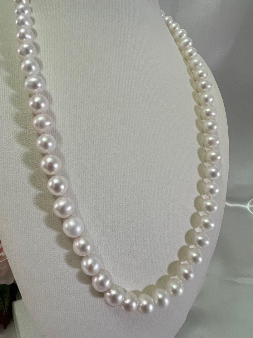 Genuine Natural Freshwater Pearl Strand Necklace Y Shape Necklace