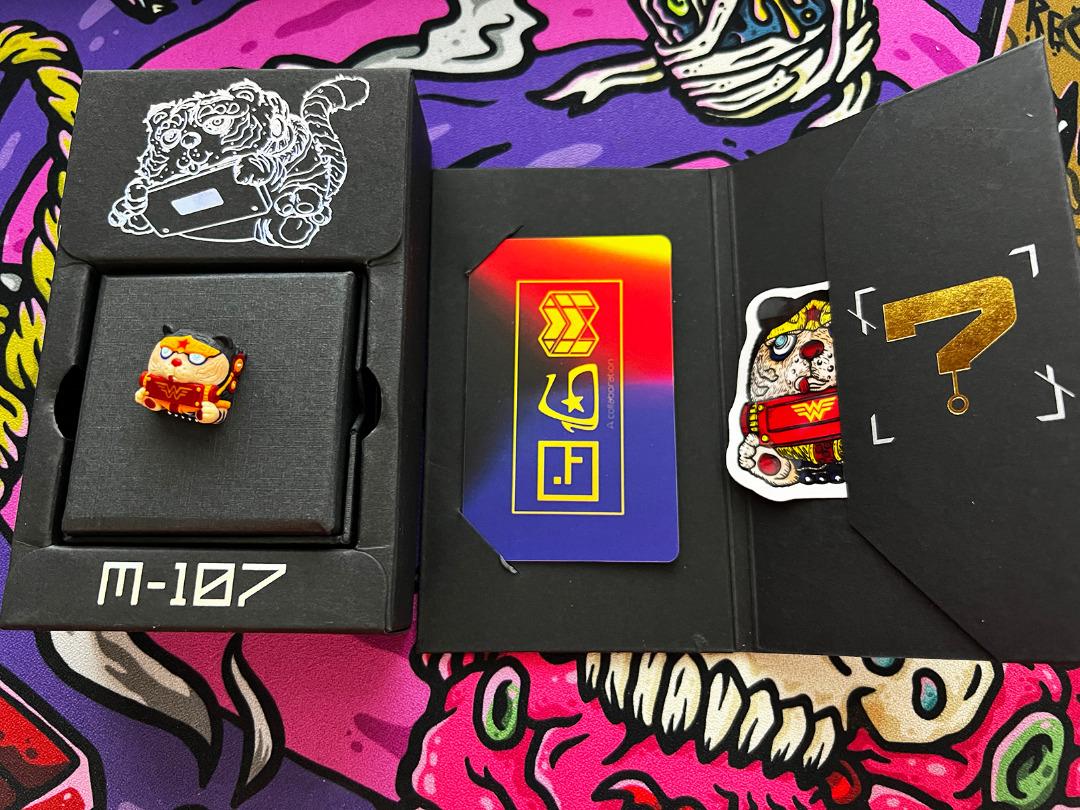 Goldenstar GSK Keycap M-107 Wonder Woman MELONKEY Artisan KEYCAPS 