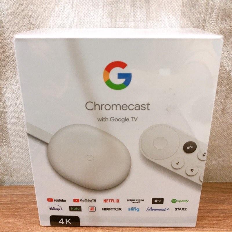 全新未拆封//Google Chromecast with Google TV 轉接器 機上盒 第四代
