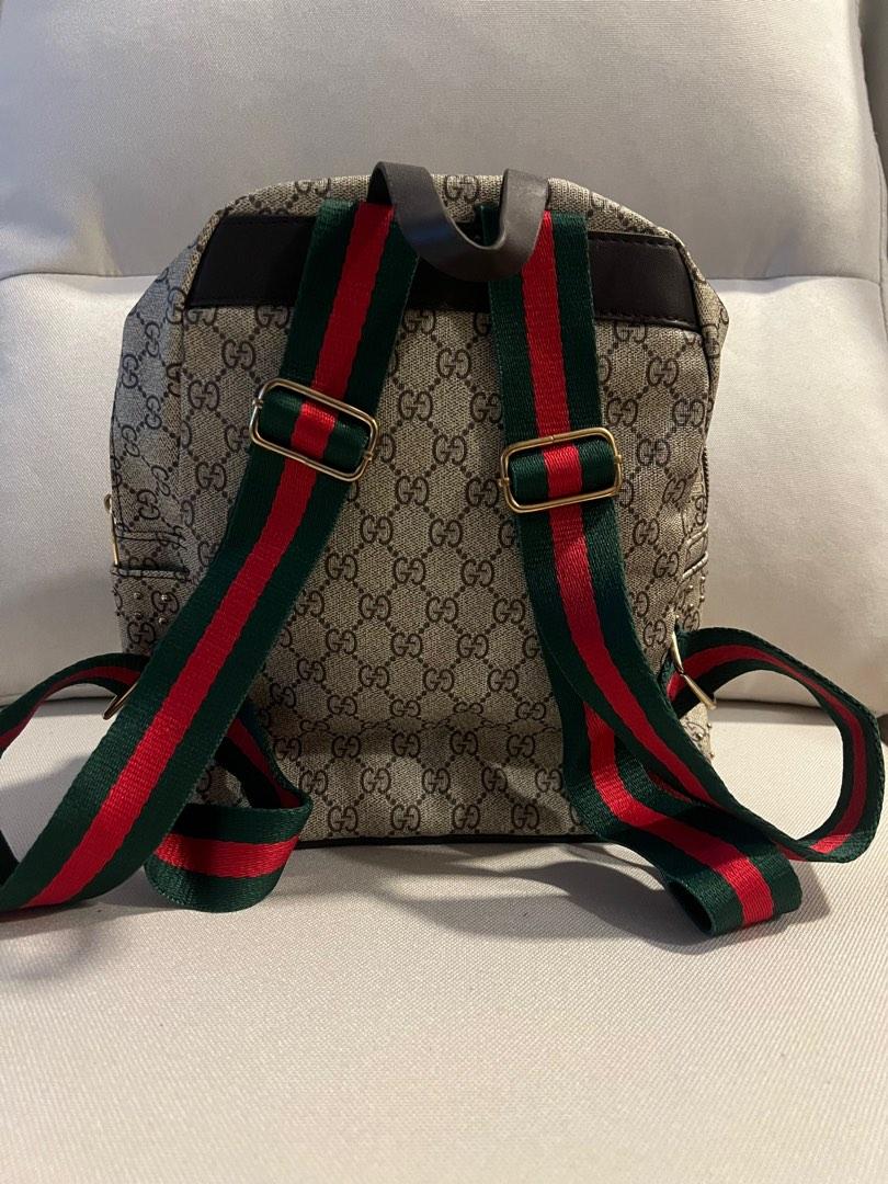 Gucci Tan Supreme GG Monogram Backpack – Savonches