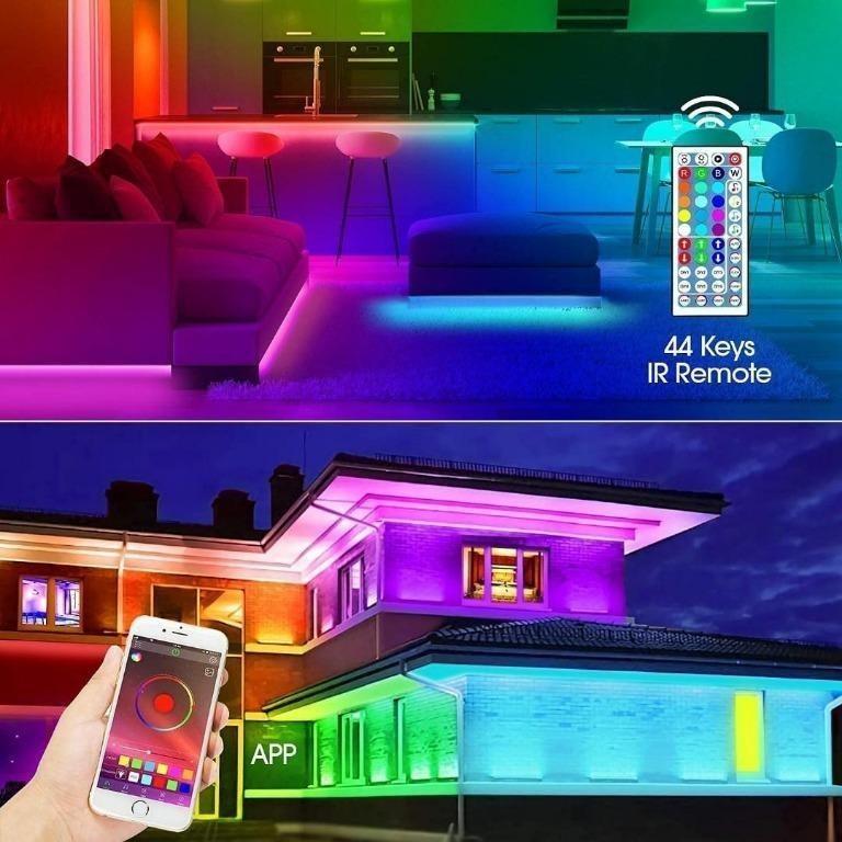 GUSODOR 15M (50ft) 7.5mx2 LED Strip Lights UltraLong RGB Strips 5050