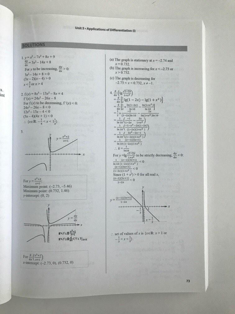 H1 Mathematics Key Guide A Levels, Hobbies & Toys, Books & Magazines ...