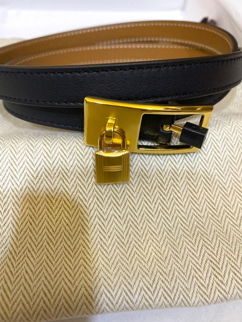 Hermes Lucky 15 Reversible Belt GHW, Women's Fashion, Watches
