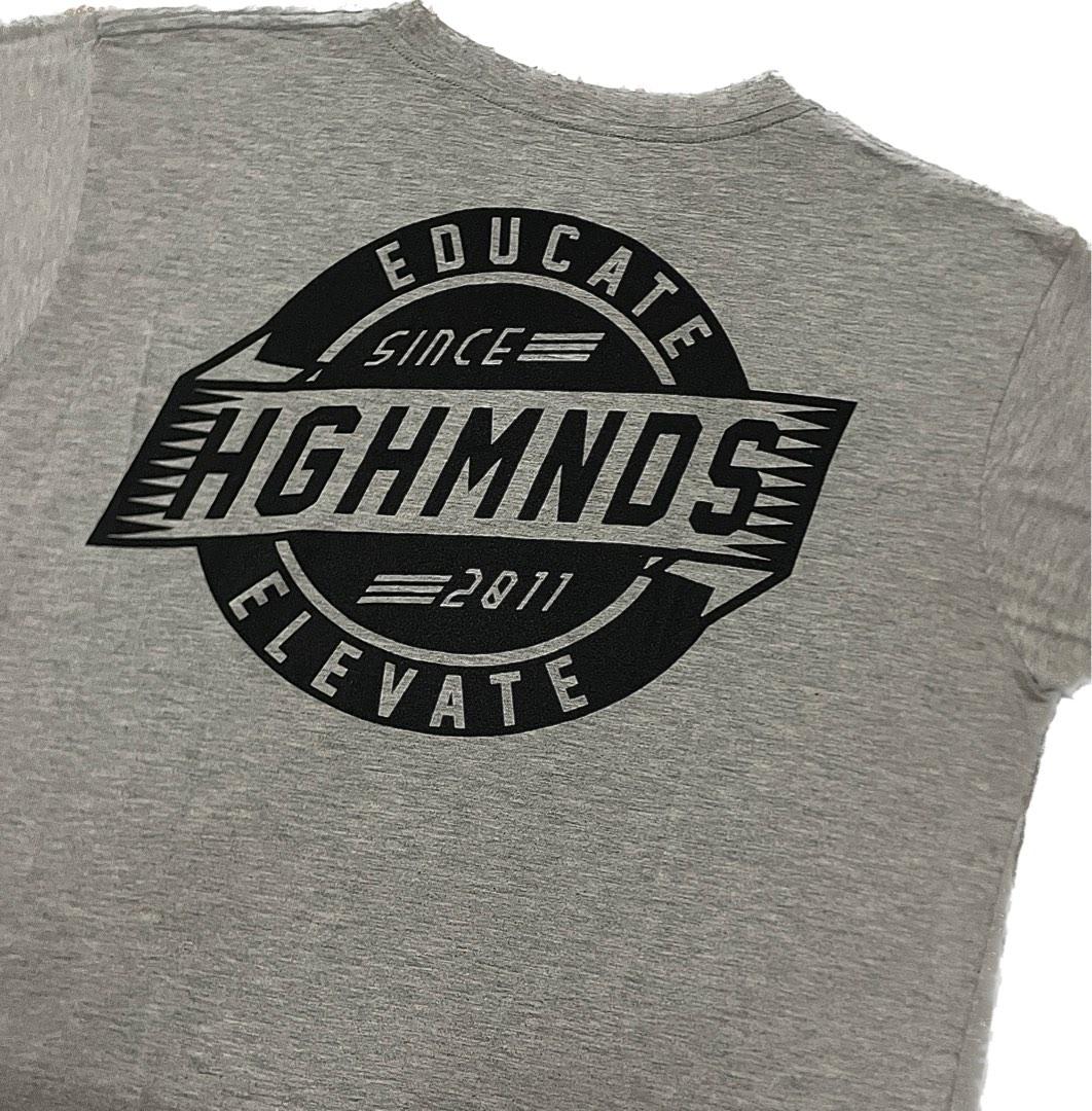 HIGHMINDS (HGHMNDS) Gray Tee/Shirt - XL, Men's Fashion, Tops & Sets ...