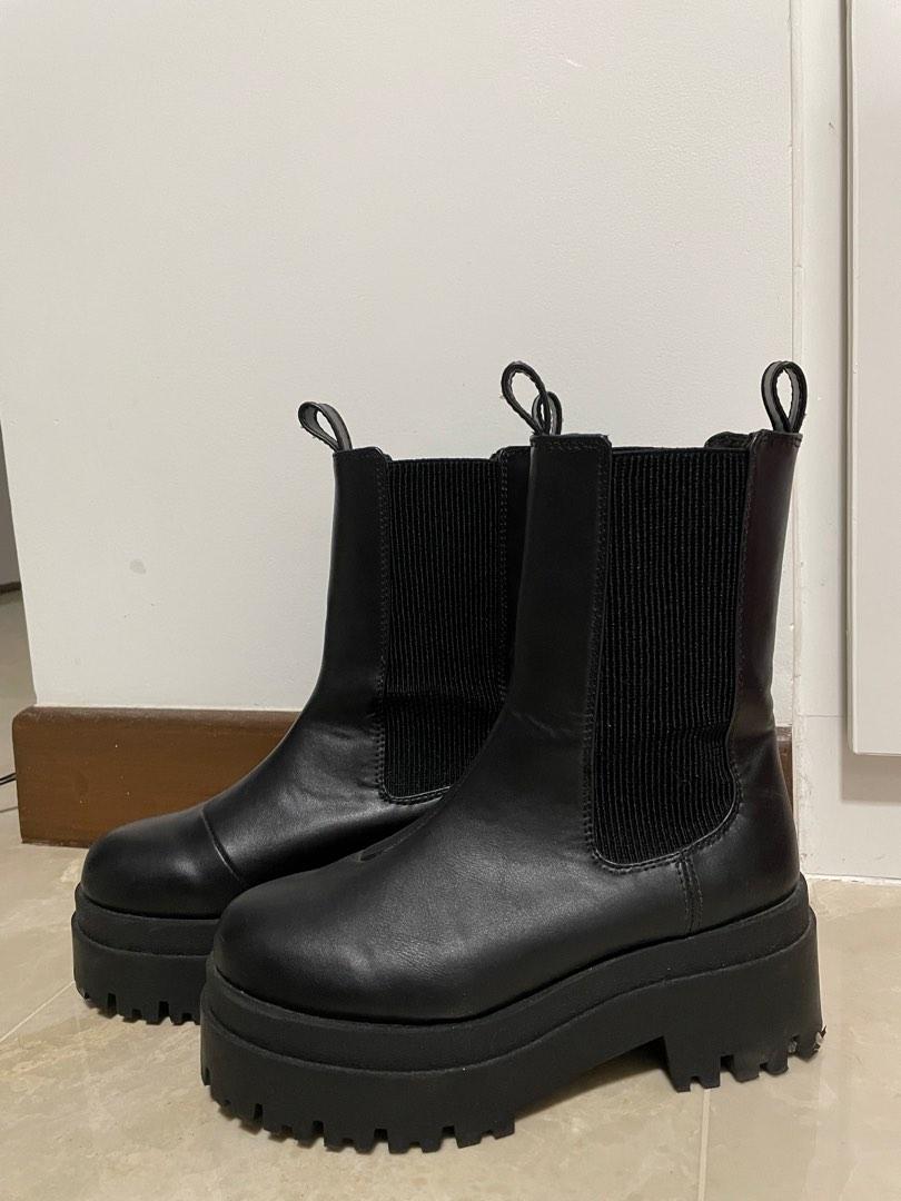 Chunky platform boots clearance h&m