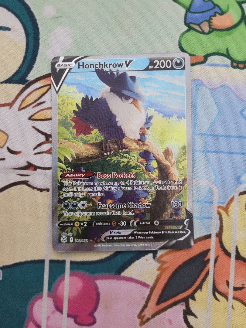 Honchkrow V Alt Art Pokemon TCG, Hobbies & Toys, Toys & Games on Carousell