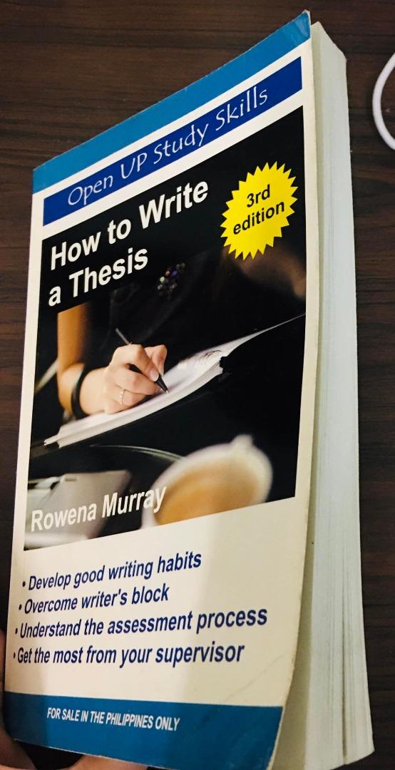 How to Write a Thesis (Category: Textbooks) located in Taguig. Submitted by Negosyokoto (Listing ID 1187516658, Image 3). Description: - Good reference thesis material for students - Contains 321 pages.