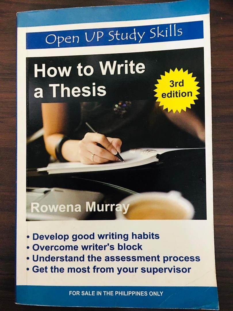 How to Write a Thesis (Category: Textbooks) located in Taguig. Submitted by Negosyokoto (Listing ID 1187516658, Image 1). Description: - Good reference thesis material for students - Contains 321 pages.