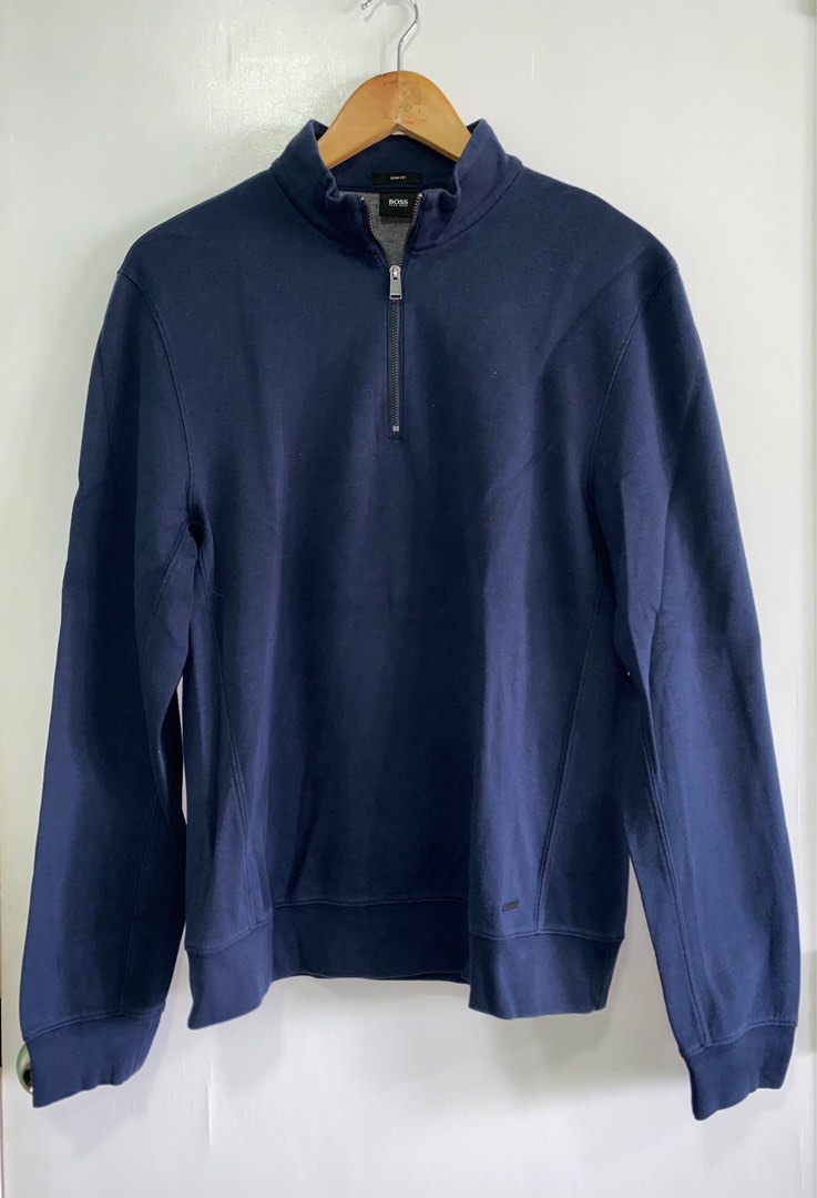 Hugo Boss Quarter Zip Sweater, Men's 