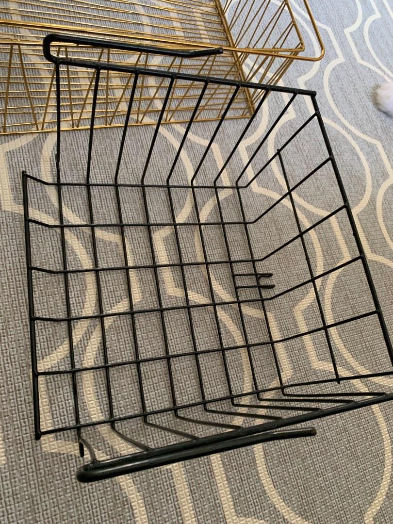 IKEA CLIP ON WIRE BASKET SHELF OBSERVATOR KALLAX, Furniture & Home