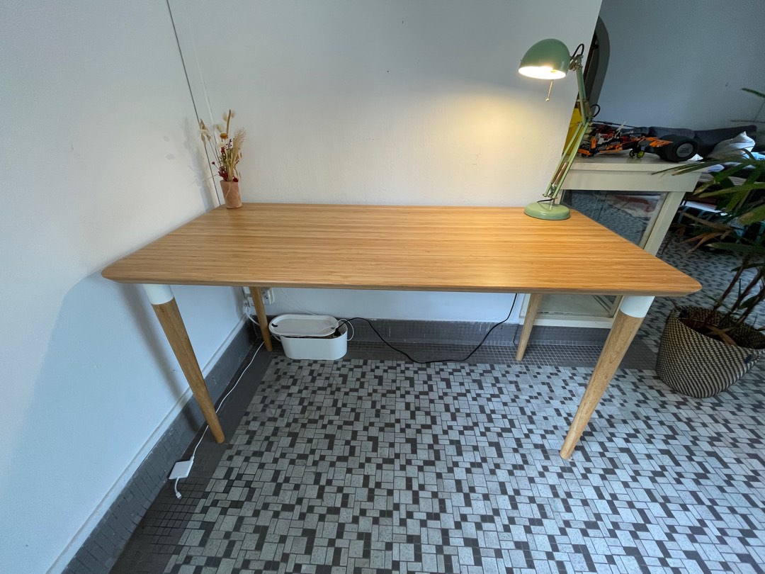Ikea desk for sale (Anfallare/Hilver), Furniture & Home Living