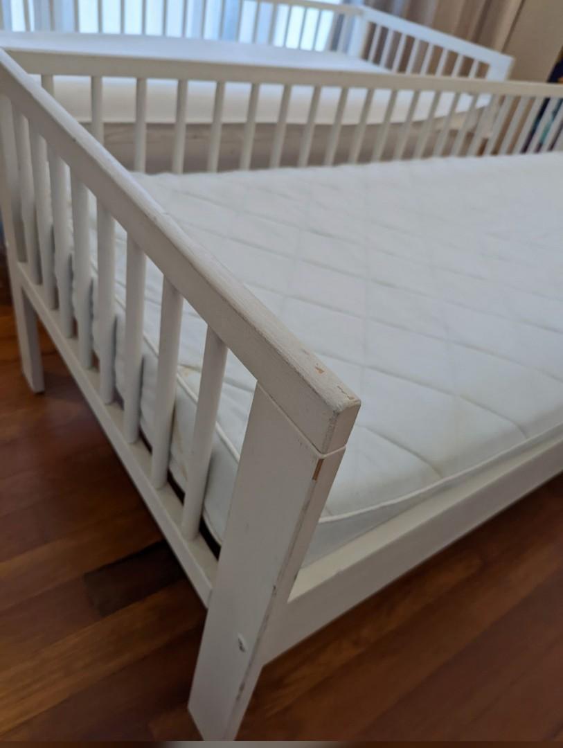 IKEA Gulliver Kids bed frame WHITE, Babies & Kids, Baby Nursery & Kids