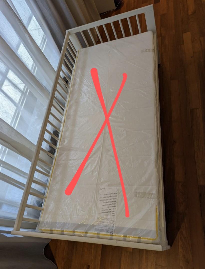 IKEA Gulliver Kids bed frame WHITE, Babies & Kids, Baby Nursery & Kids