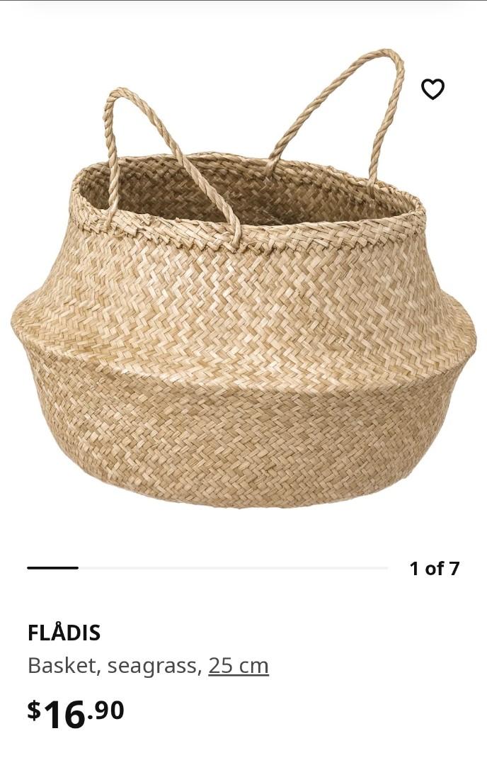 IKEA Woven Basket, Furniture & Home Living, Home Improvement