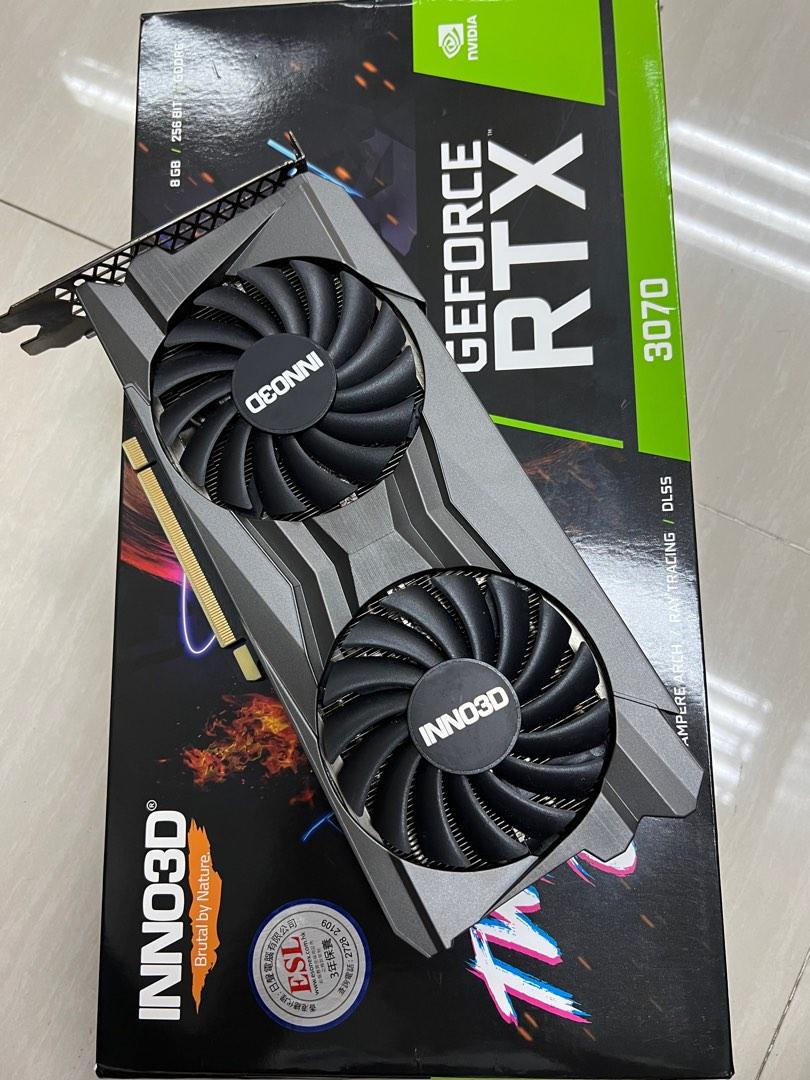 2スロット仕様 INNO3D GEFORCE RTX 3070 TWIN X2 OC N30702-08D6X ...