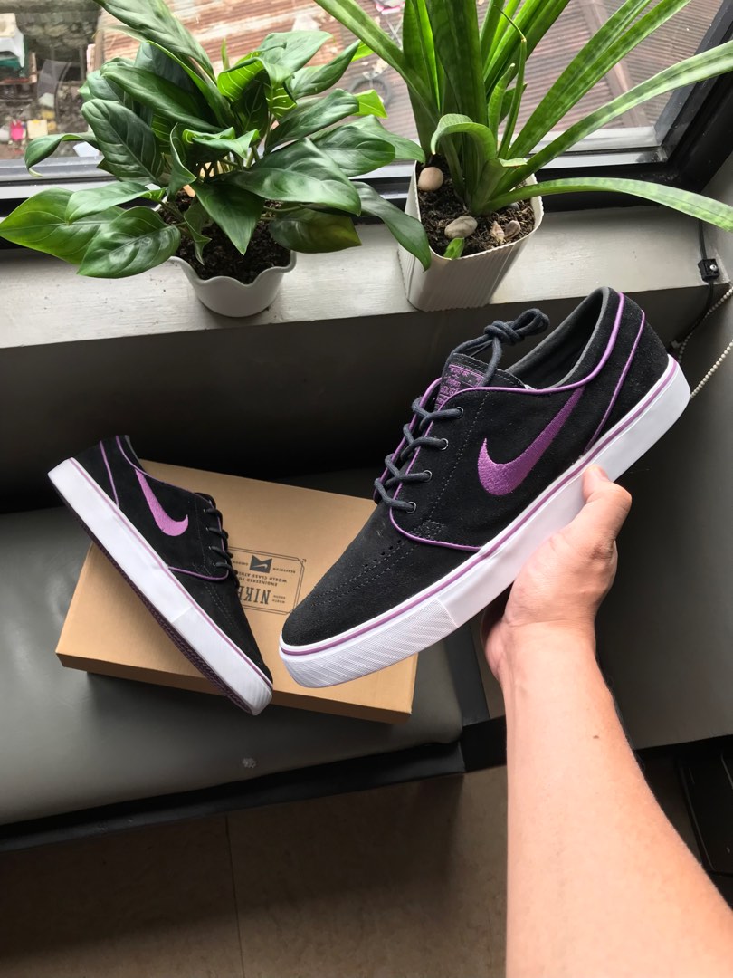 Janoski black purple on sale