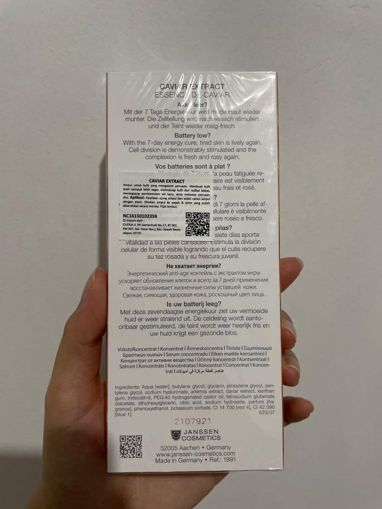 Janssen ampoule energy, Kesehatan & Kecantikan, Kulit, Sabun & Tubuh di