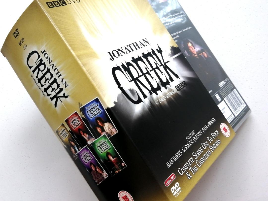 Jonathan Creek S1 - S4 + Xmas Special [9 Disc] [Crime / Magic] (Genuine  DVD, Amazon UK Imported, 16x9 Dolby) Alan Davies & Caroline Quentin. With 