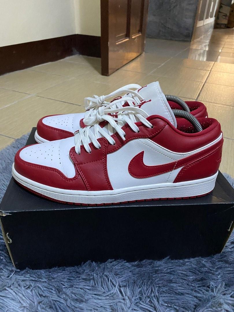 low jordan 1 gym red