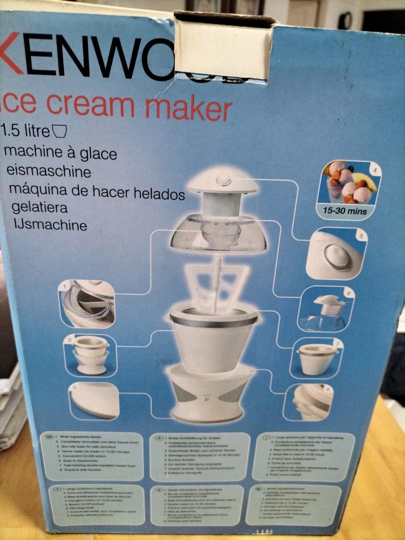 Kenwood ice cream maker, Everything Else on Carousell