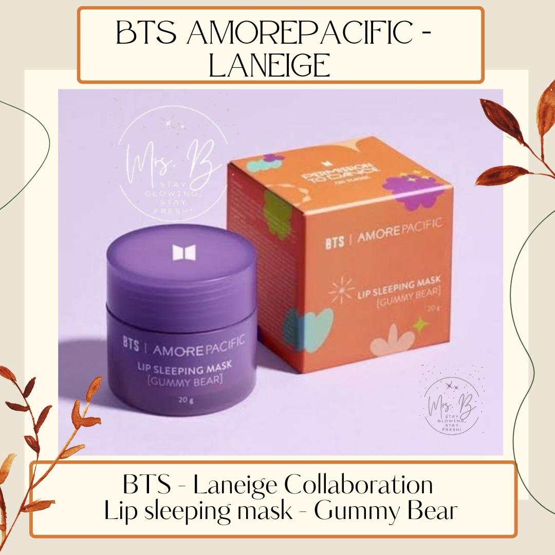 Laneige BTS AmorePacific Lip Sleeping Mask Gummy bear, Beauty