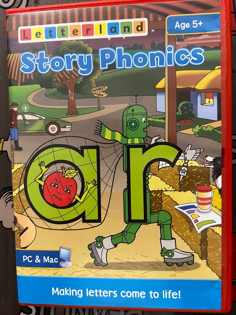 Letterland Story phonics software detective dippy duck 興趣及遊戲 書本 文具
