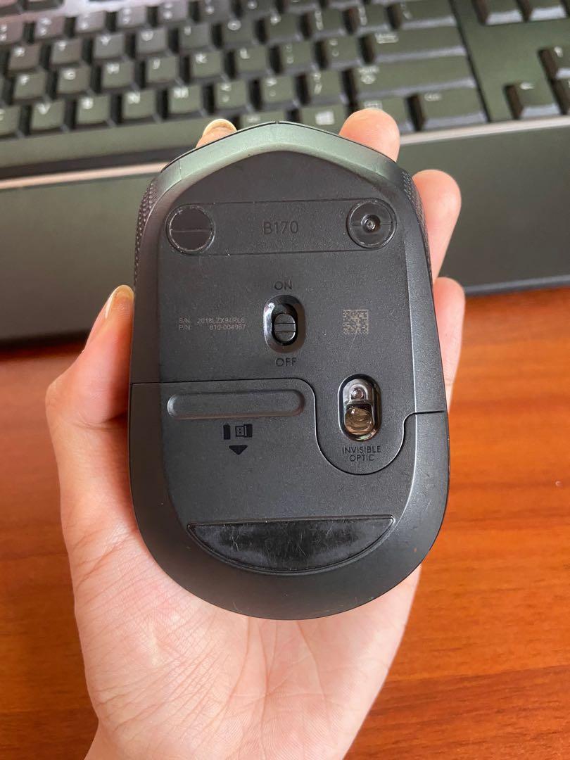 Logitech B170 Wireless Mouse, Computers & Tech, Parts & Accessories ...