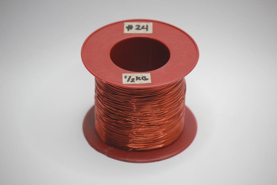 WIRES 24 AWG 0.02", QUALILINE PURE COPPER, BEST FOR REWINDING MOTOR, SOLDERING DIY