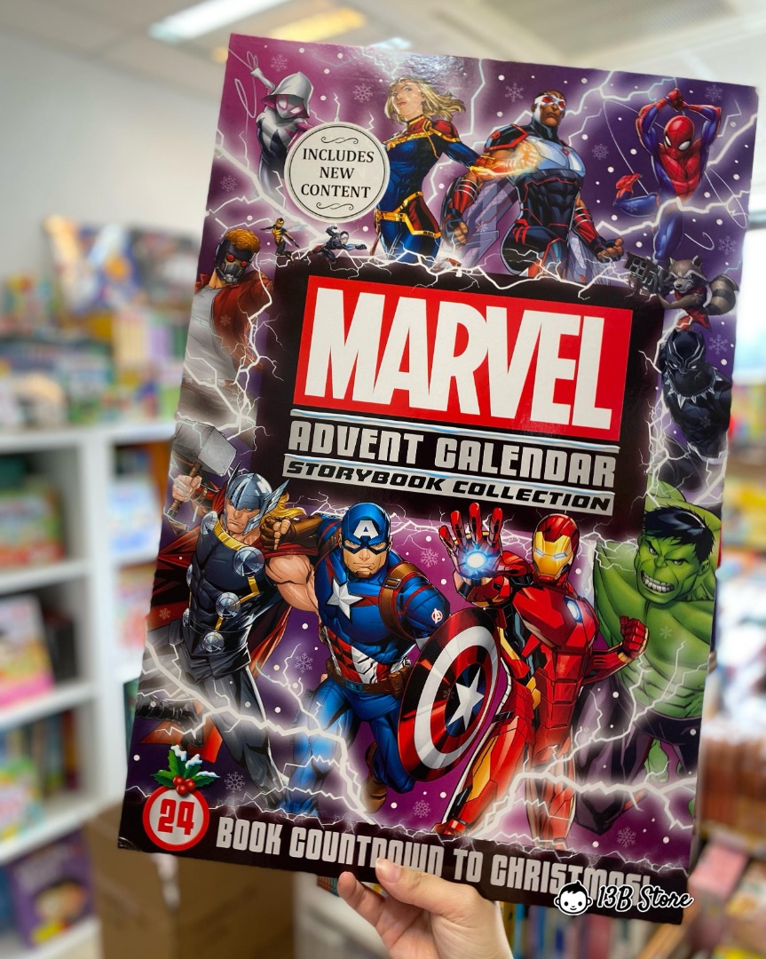 Marvel Advent Calendar Storybook Collection, 興趣及遊戲, 書本 & 文具, 小朋友書