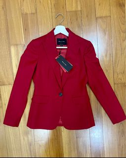 Massimo dutti red jacket discount