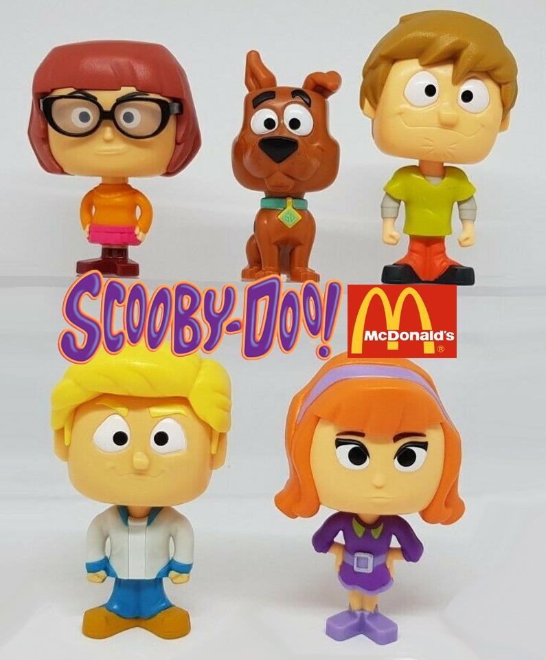 mcdonalds happy meal toy scooby doo set, Hobbies & Toys, Toys & Games